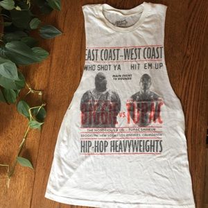 Biggie/Tupac Cut off tee